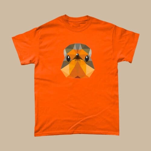 Low Poly Robin British Bird T Shirt