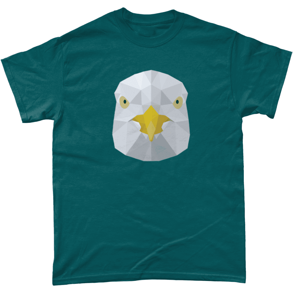 Low Poly Seagull T Shirt Midnight