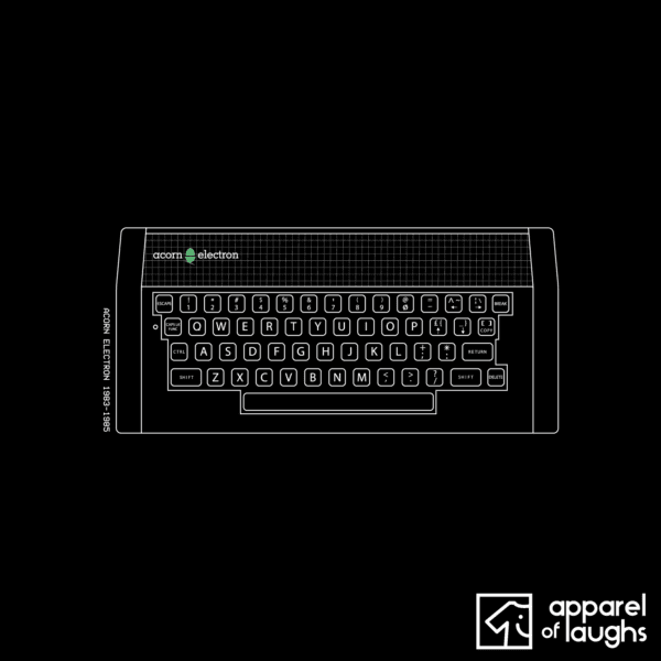 Acorn Electron T Shirt Design Black