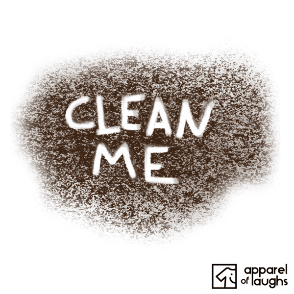 Clean Me T Shirt Design White