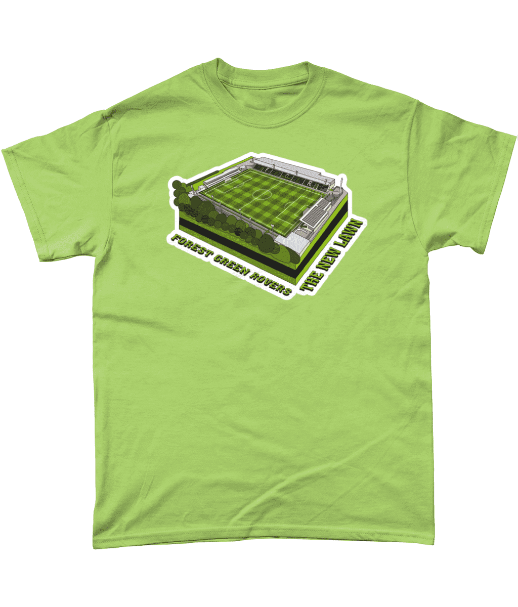 Forest Green Rovers Football Stadium New Lawn T Shirt Kiwi