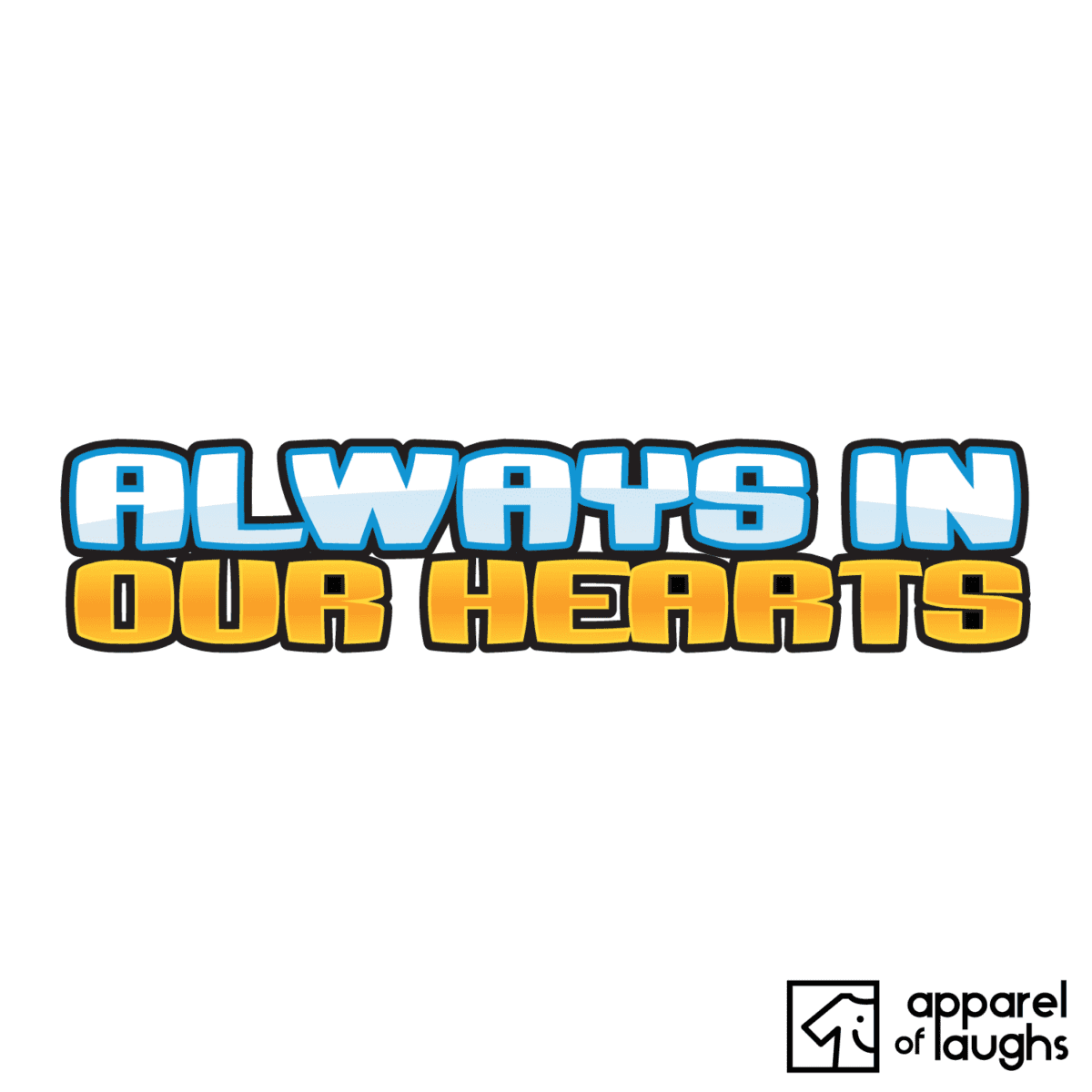 Always in our Hearts Club Penguin T Shirt Design White