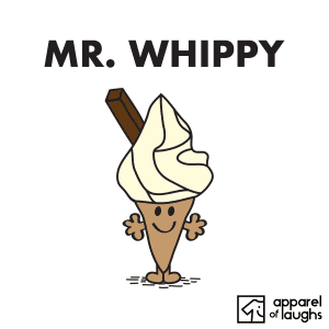 Mr. Whippy T Shirt Design White