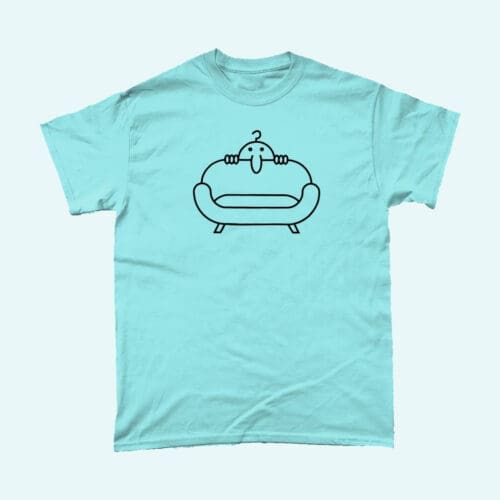 Scaredy Chad Sofa T Shirt