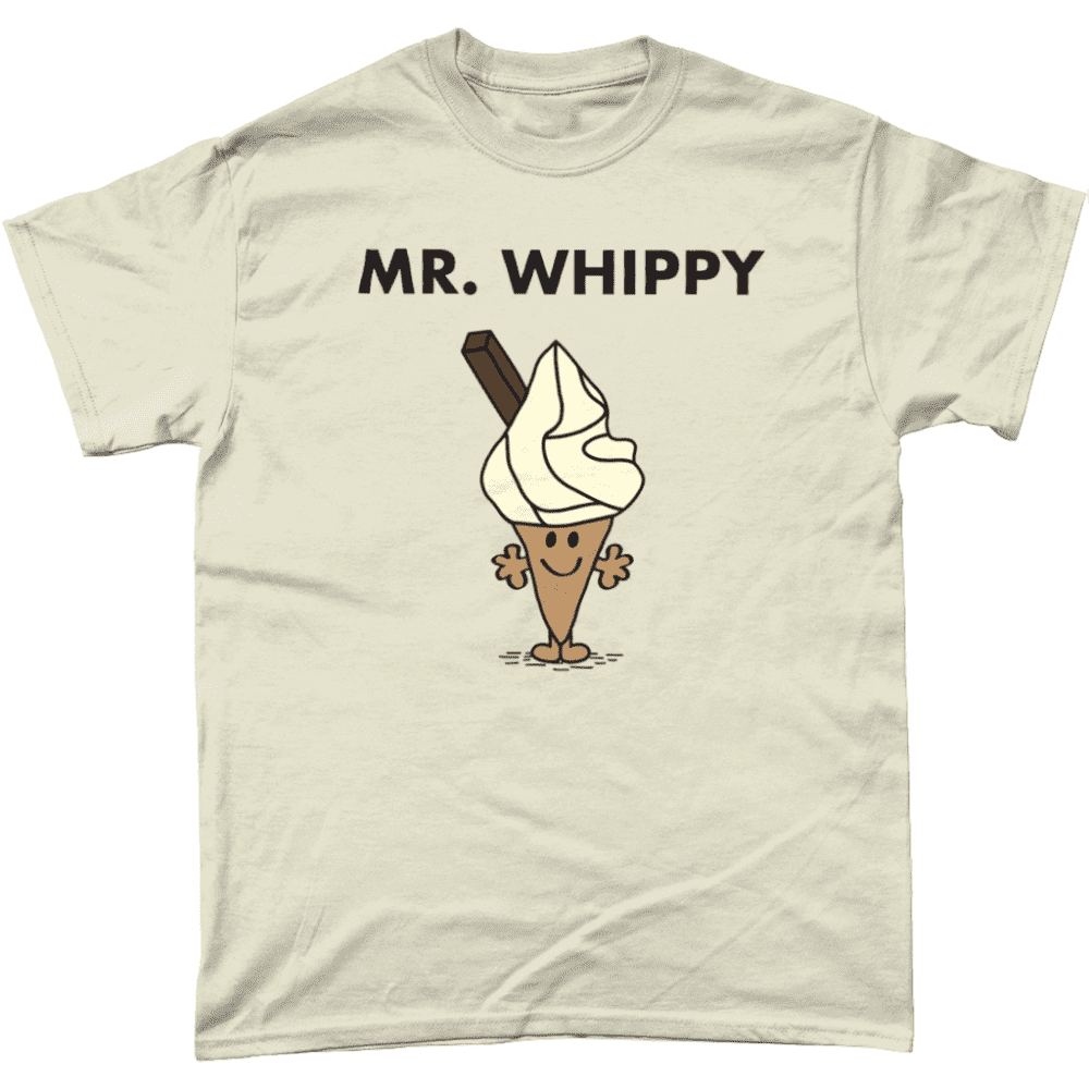 Mr. Whippy Mr Men T Shirt Natural