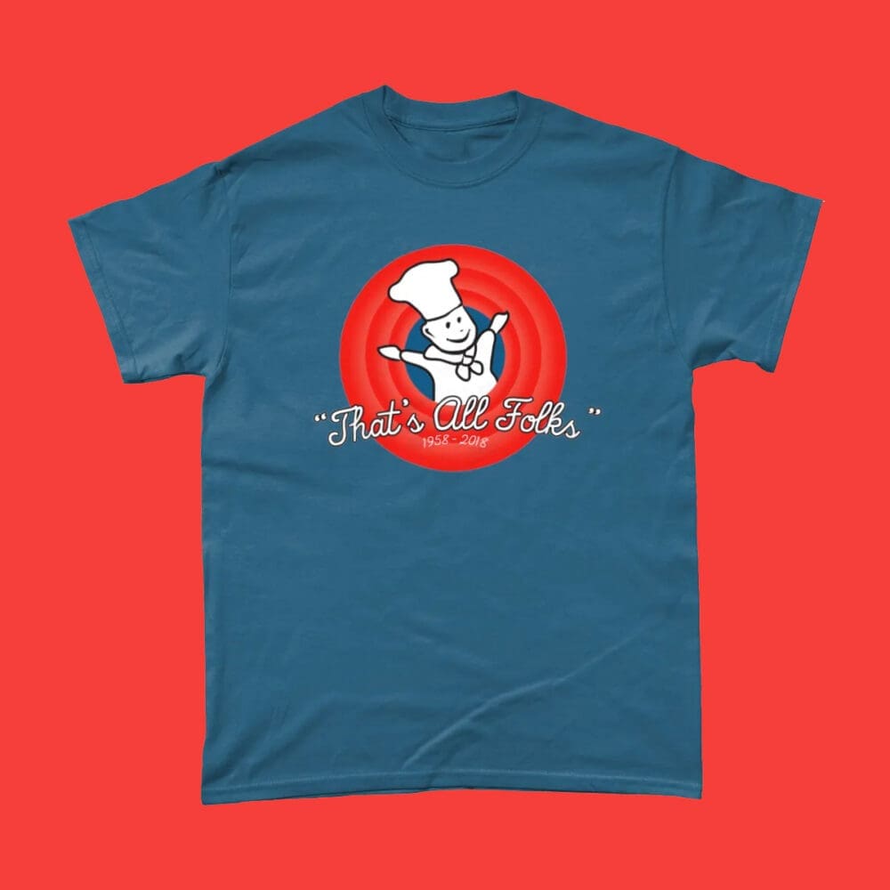 Little Chef That's All Folks T Shirt
