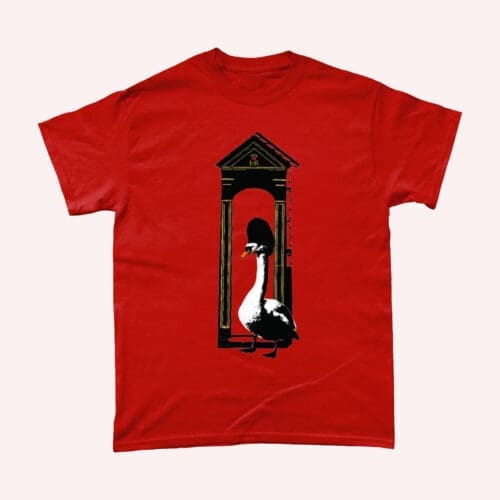 Queen's Guard Swan Tourist T Shirt Design