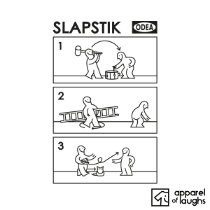 Slapstick Comedy Ikea Instructions T Shirt Design White