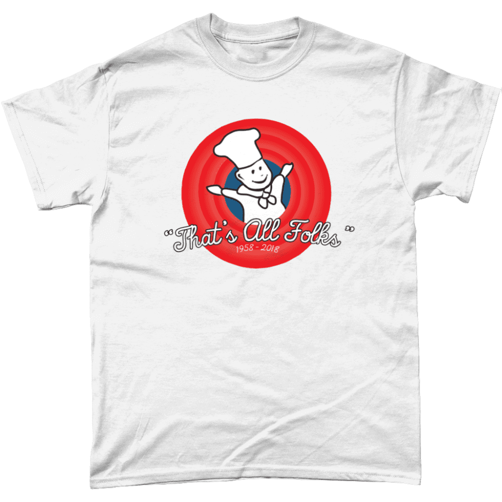 That's All Folks Little Chef T Shirt White