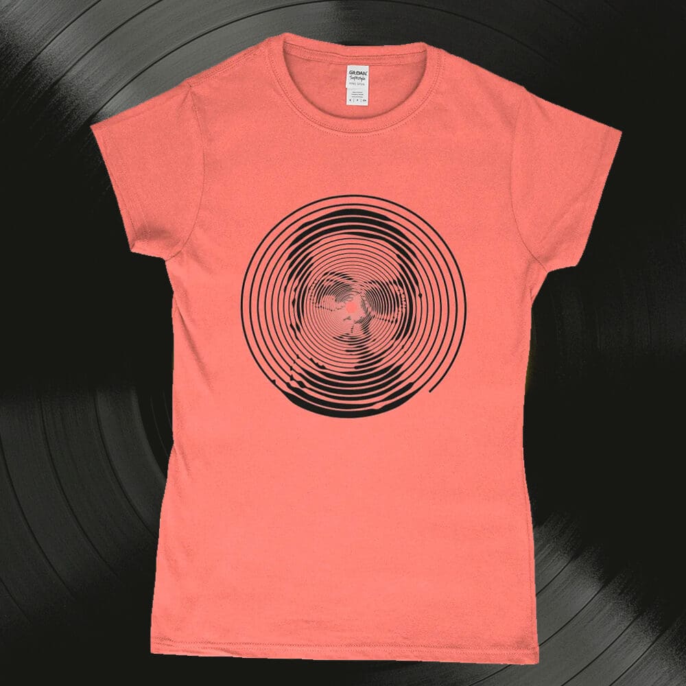 Elton John Vinyl Record Women's T-Shirt Design