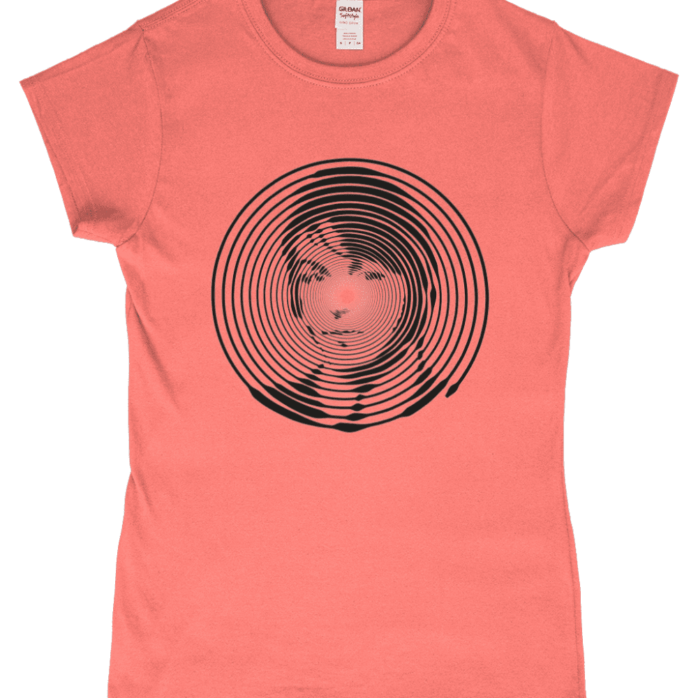 Paul McCartney Vinyl Record T-Shirt Design Orange Heather