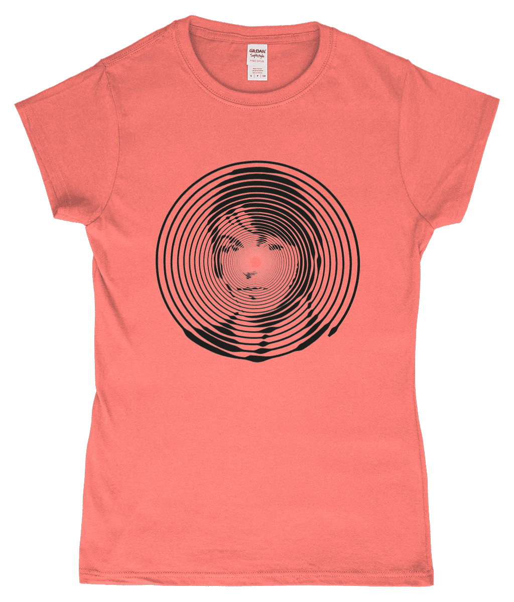 Paul McCartney Vinyl Record T-Shirt Design Orange Heather