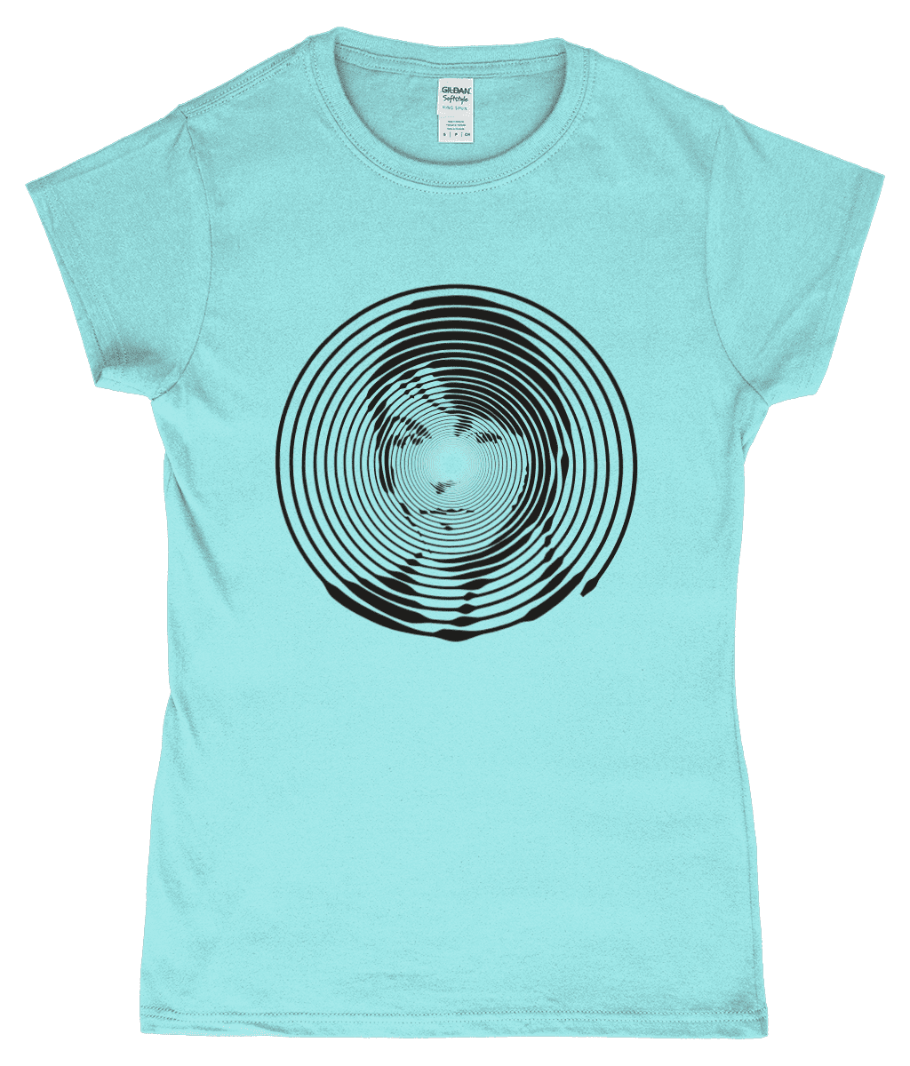 Paul McCartney Vinyl Record T-Shirt Design Light Blue
