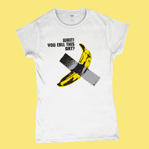 Banana Art Velvet Underground Andy Warhol Women's T-Shirt White