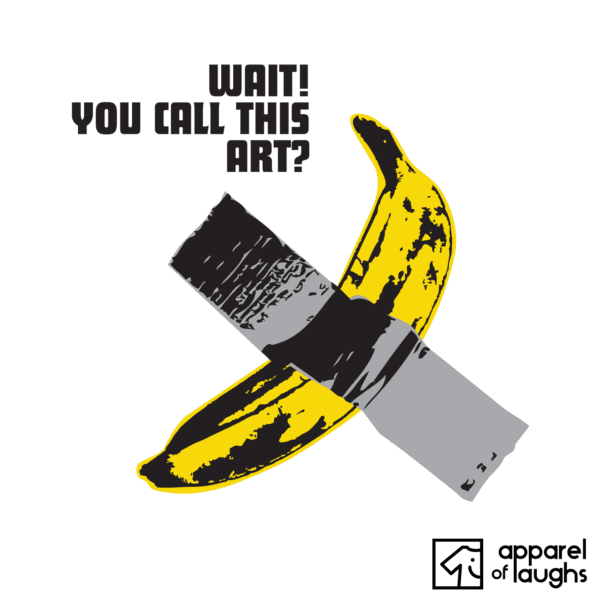 Banana Tape Art Velvet Underground Andy Warhol T-Shirt Design White