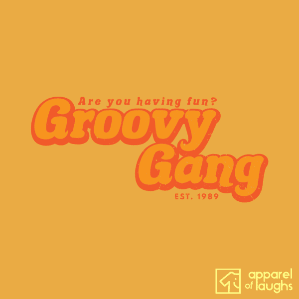 Groovy Gang Only Fools and Horses Hoodie Design Gold