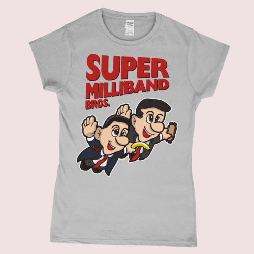 Super Milliband Brothers Sports Grey Women's T-Shirt