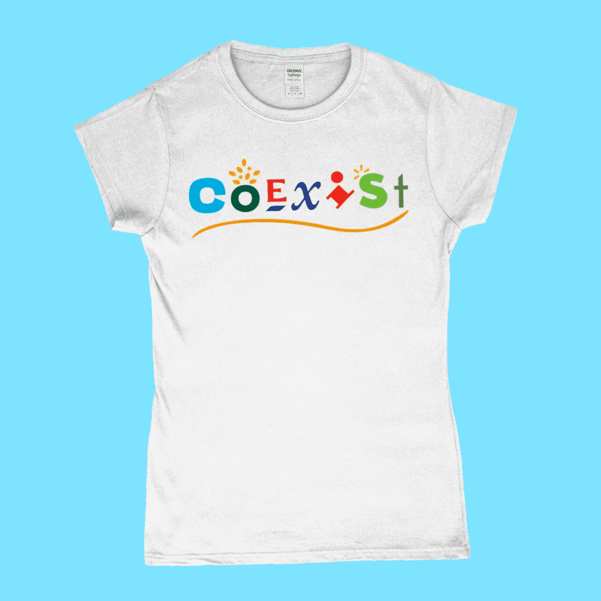 Supermarket Coexist Women's T-Shirt Design