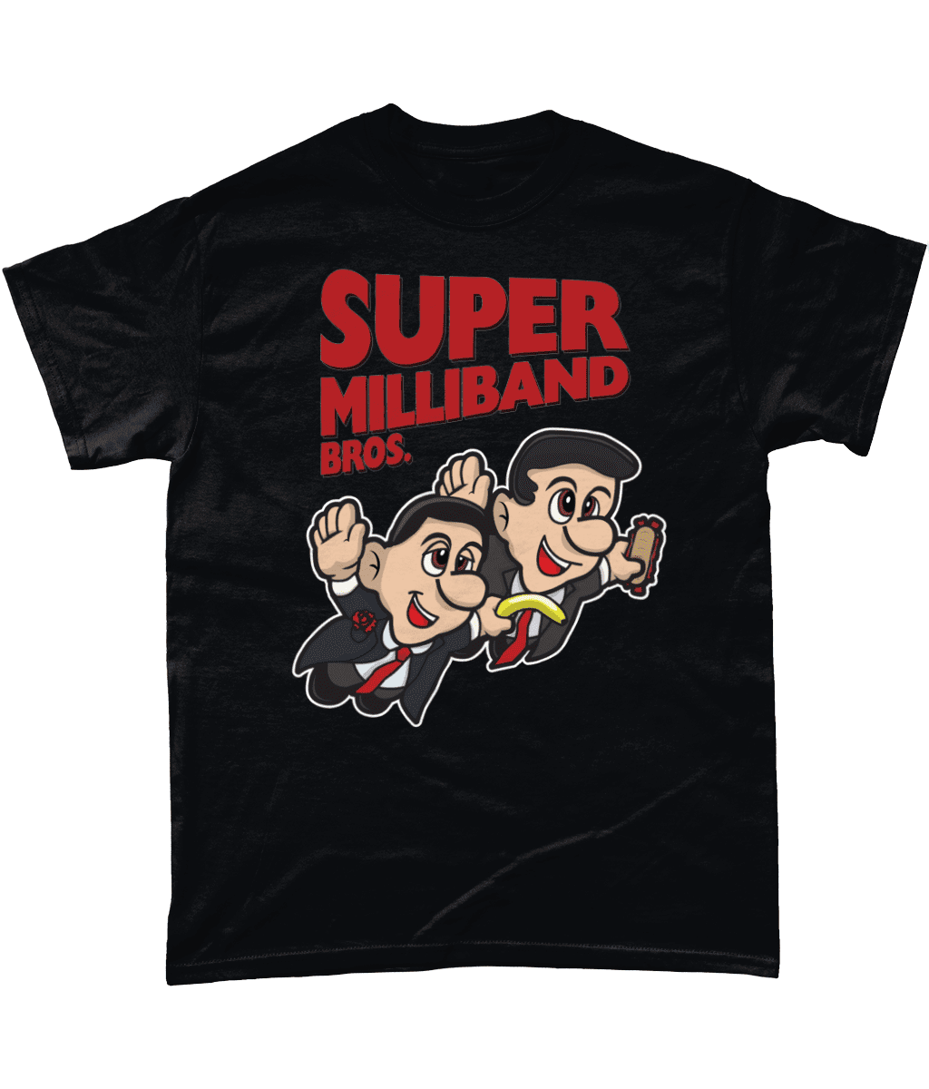 Super Milliband Brothers Black Men's T-Shirt