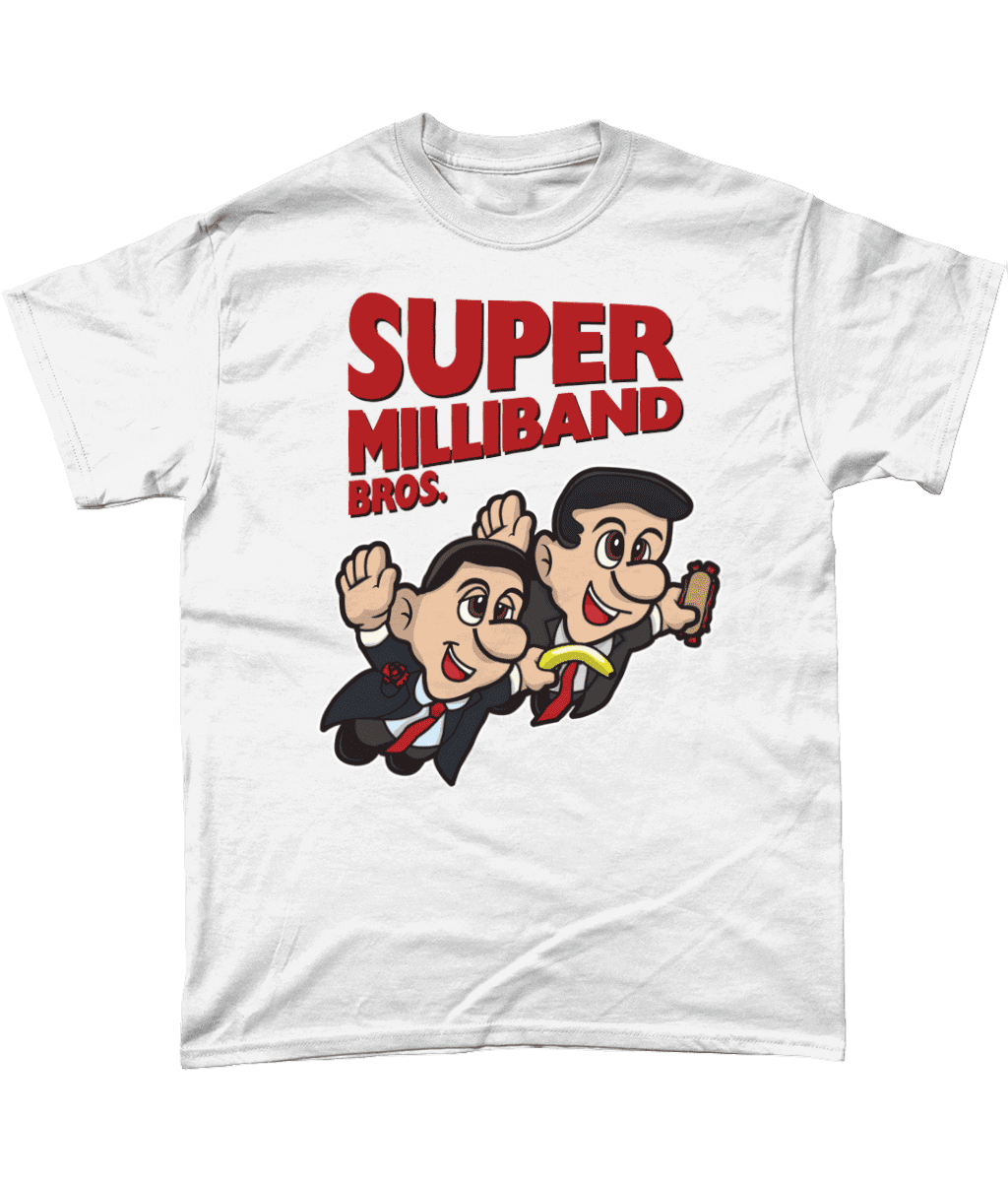 Super Milliband Brothers White Men's T-Shirt