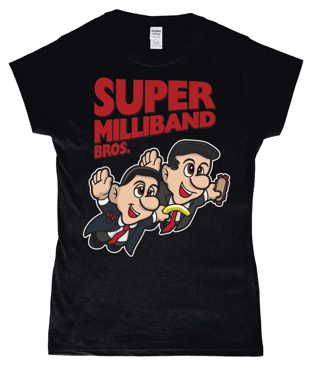 Super Milliband Brothers Black Women's T-Shirt