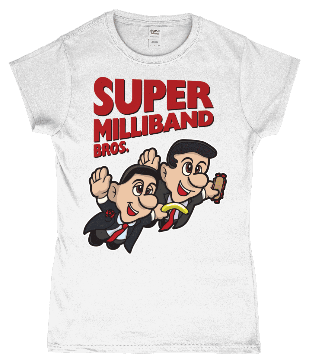 Super Milliband Brothers White Women's T-Shirt