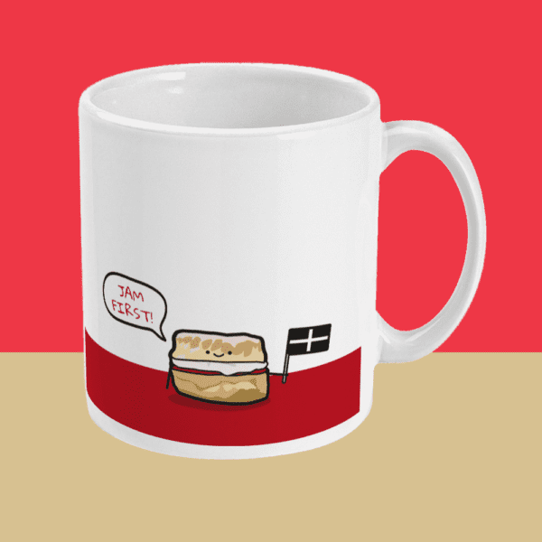 Jam First Scone Cornwall Right