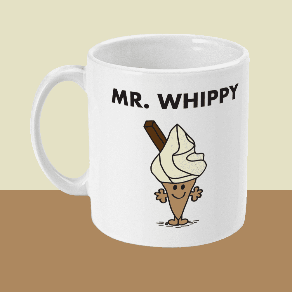 Mr Whippy Mr Men Ice Cream Comedy Mug Left