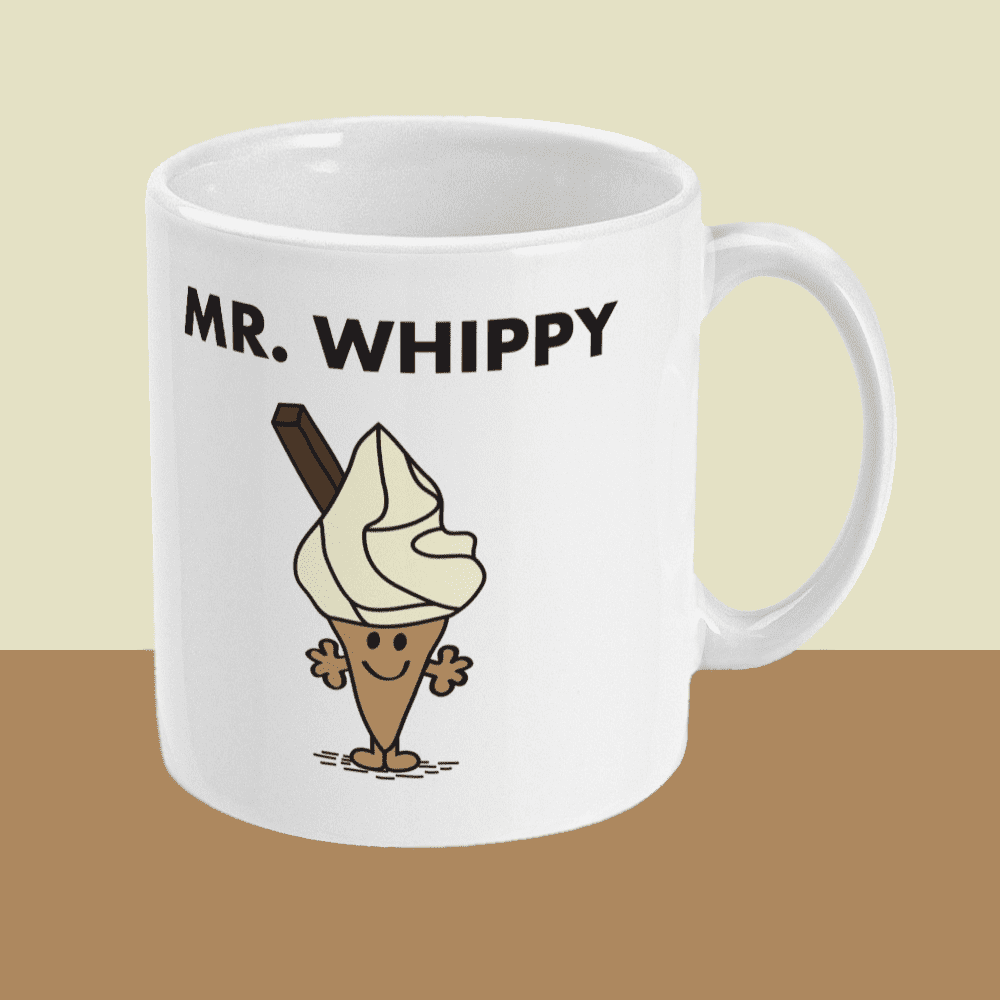 Mr Whippy Mr Men Ice Cream Comedy Mug Right