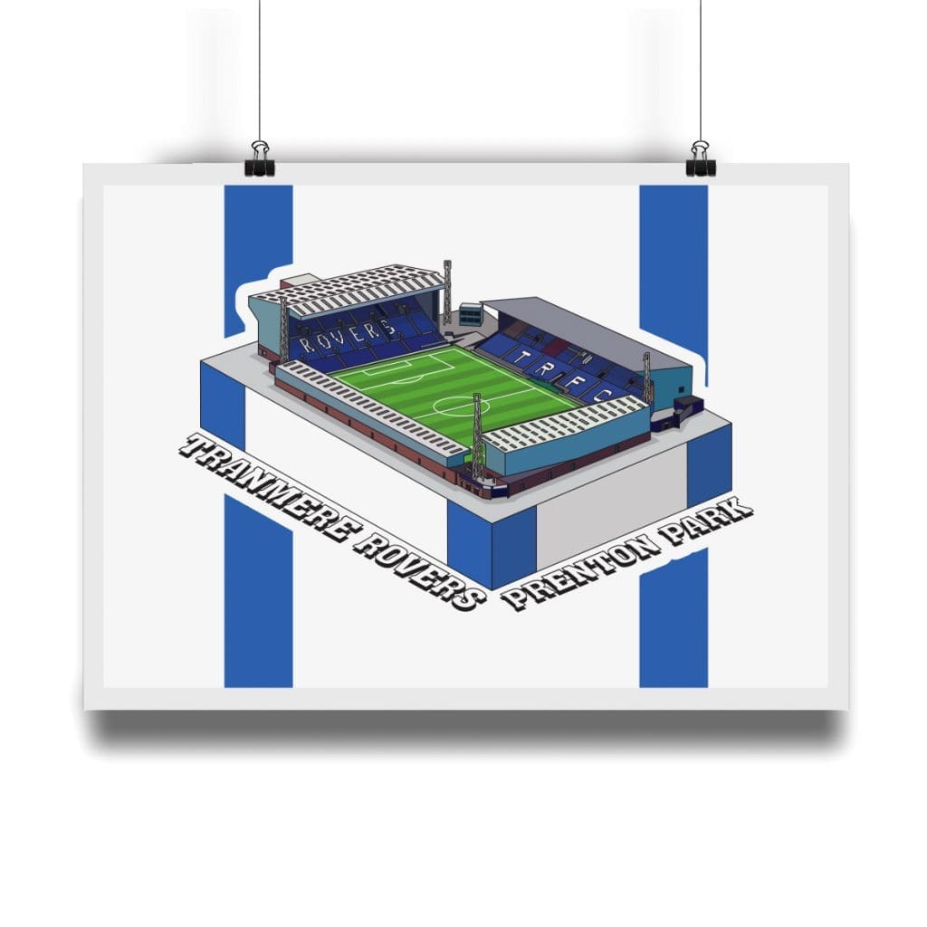 Tranmere Rovers - Prenton Park - Hallowed Turf - A3 Fine Art Print ...
