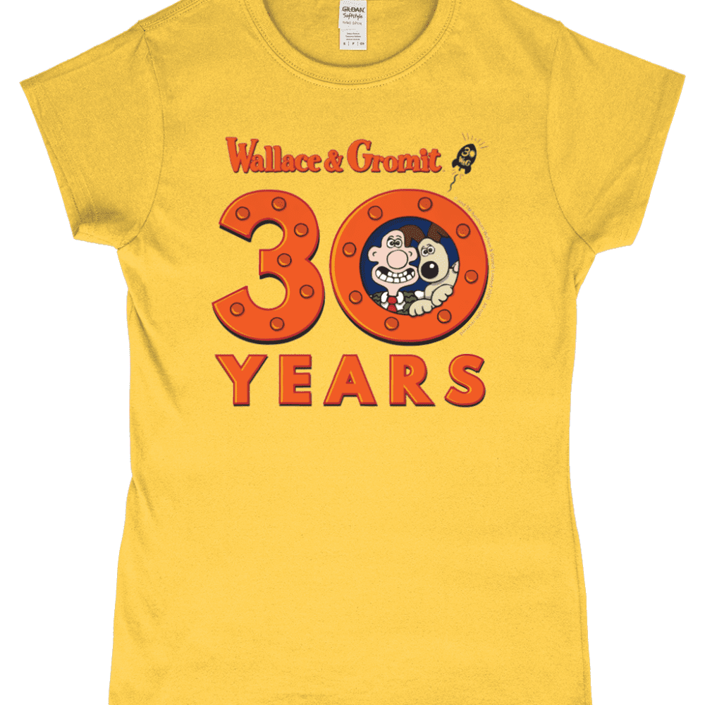 Wallace and Gromit 30 Years Rocket Women's T-Shirt Daisy