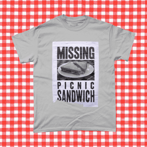 Sandwich Short of a Picnic T-Shirt Sports Grey