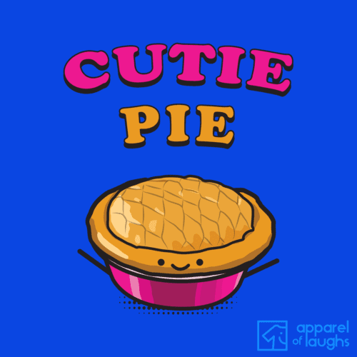 Cutie Pie Cute British Food Women's T-Shirt Royal Blue