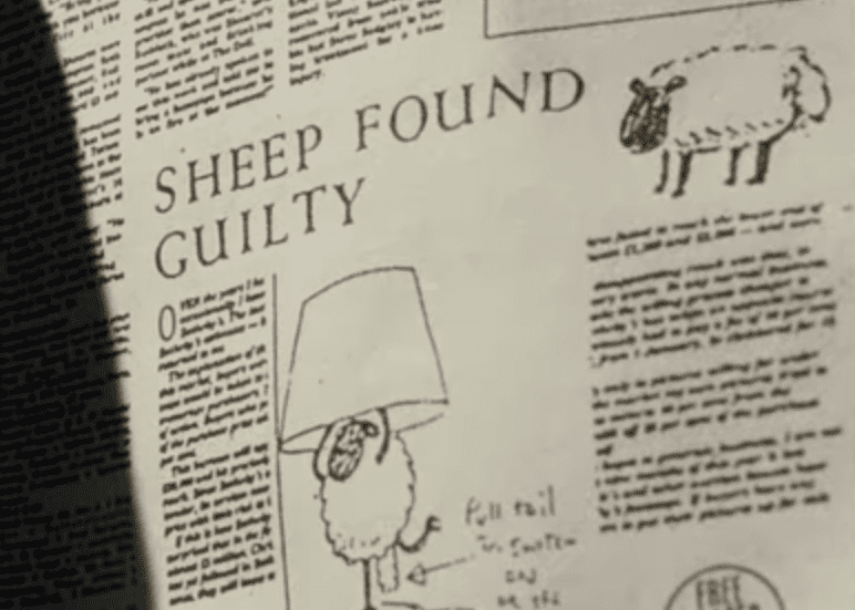 Wallace and Gromit sheep pictures 3 newspaper