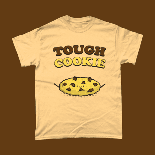 Tough Cookie Cute British Food Men's T-Shirt Yellow Haze