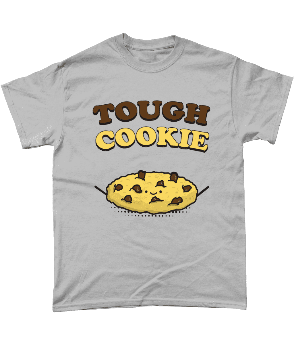 Tough Cookie Cute British Food Men's T-Shirt Sports Grey