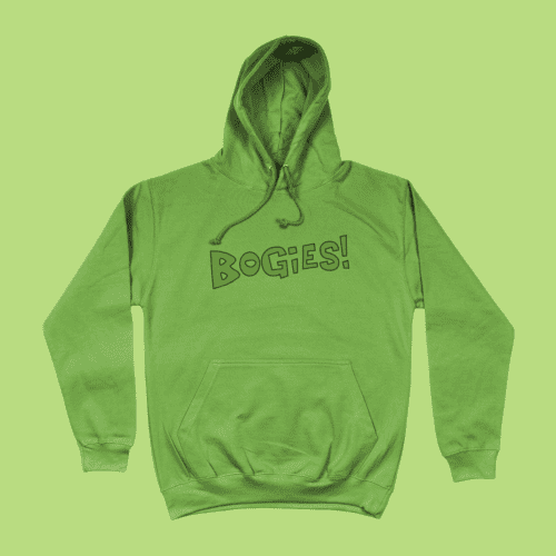 Dick and Dom In Da Bungalow Merch Bogies Hoodie Alien Green