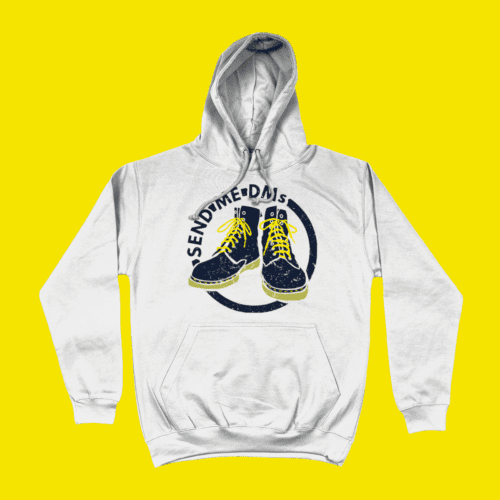 Send DMs Doc Martens Hoodie White