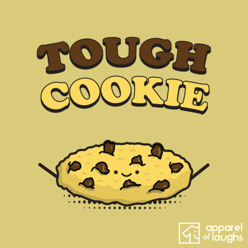 Tough Cookie Cute British Food Hoodie Sand