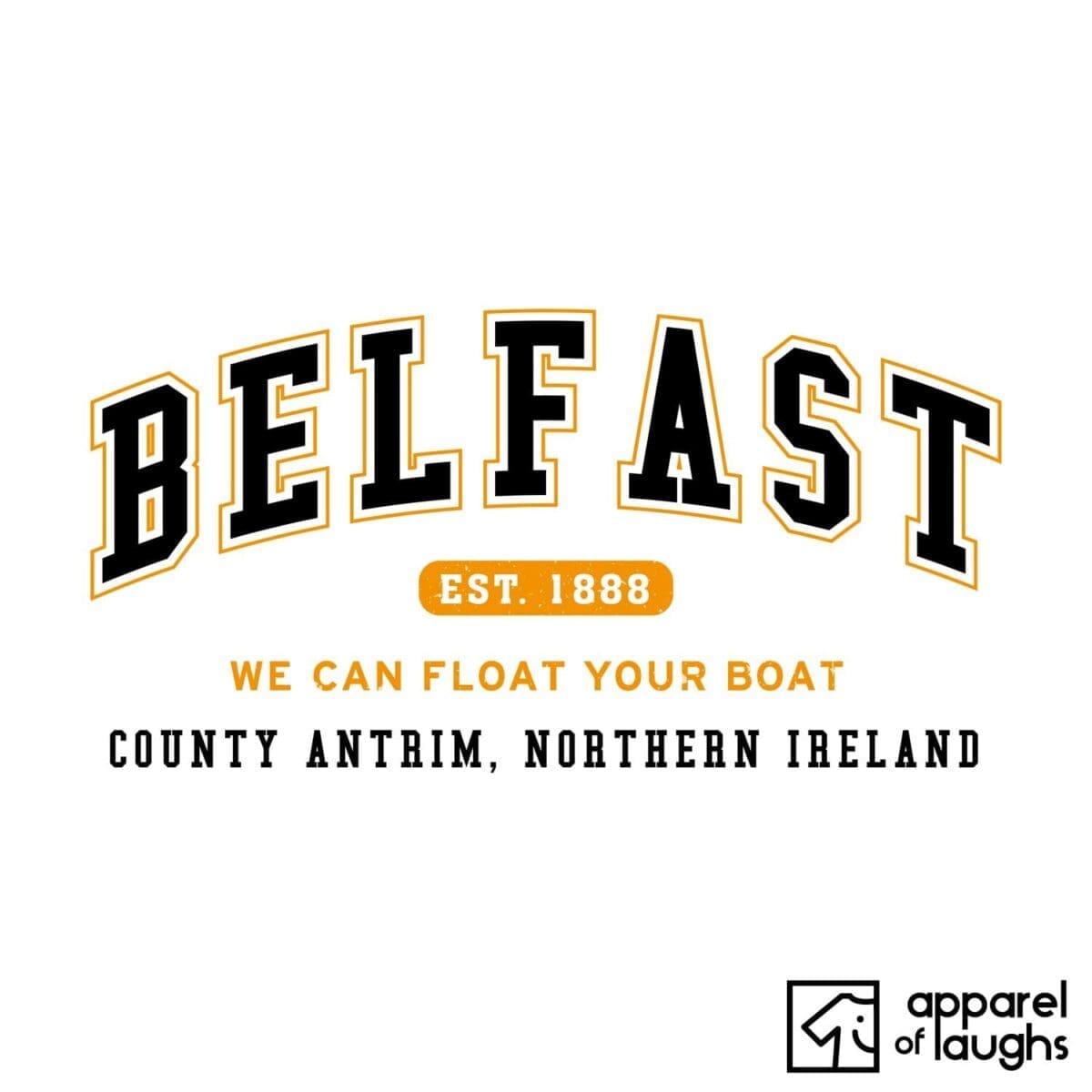 Belfast City Men's T-Shirt Women's Hoodie British Places White