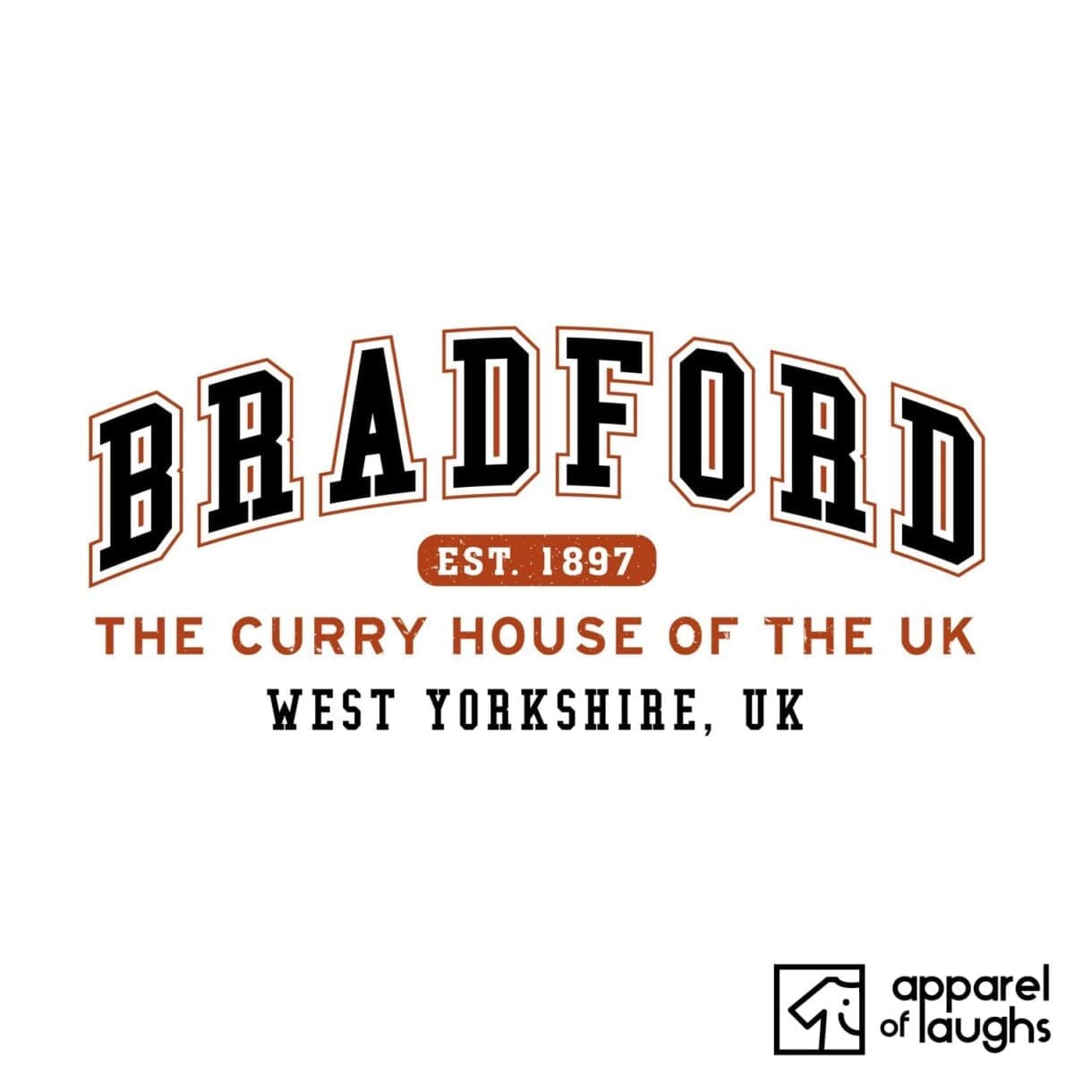 Bradford City Men's T-Shirt Women's Hoodie British Places White