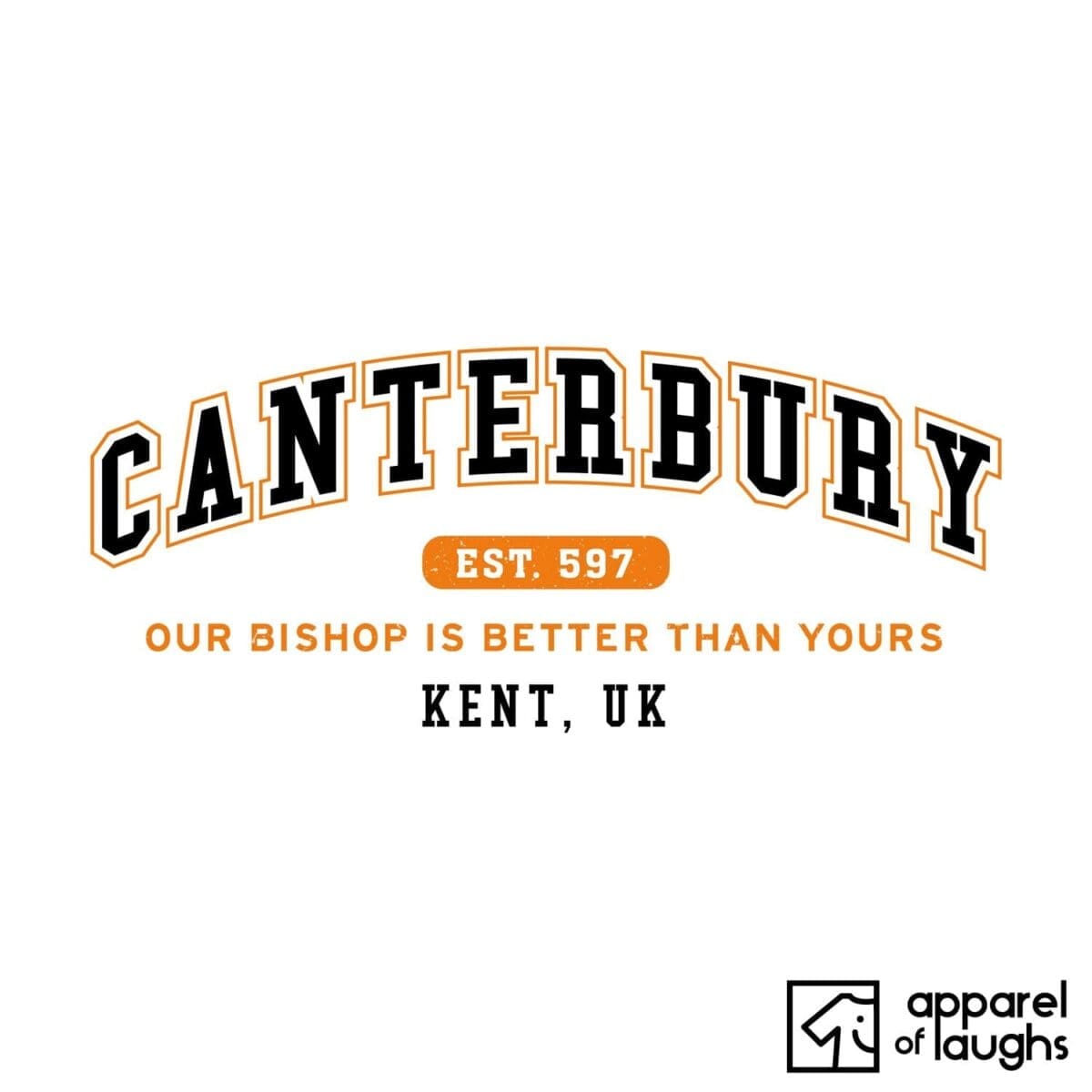 Canterbury City Men's T-Shirt Women's Hoodie British Places White