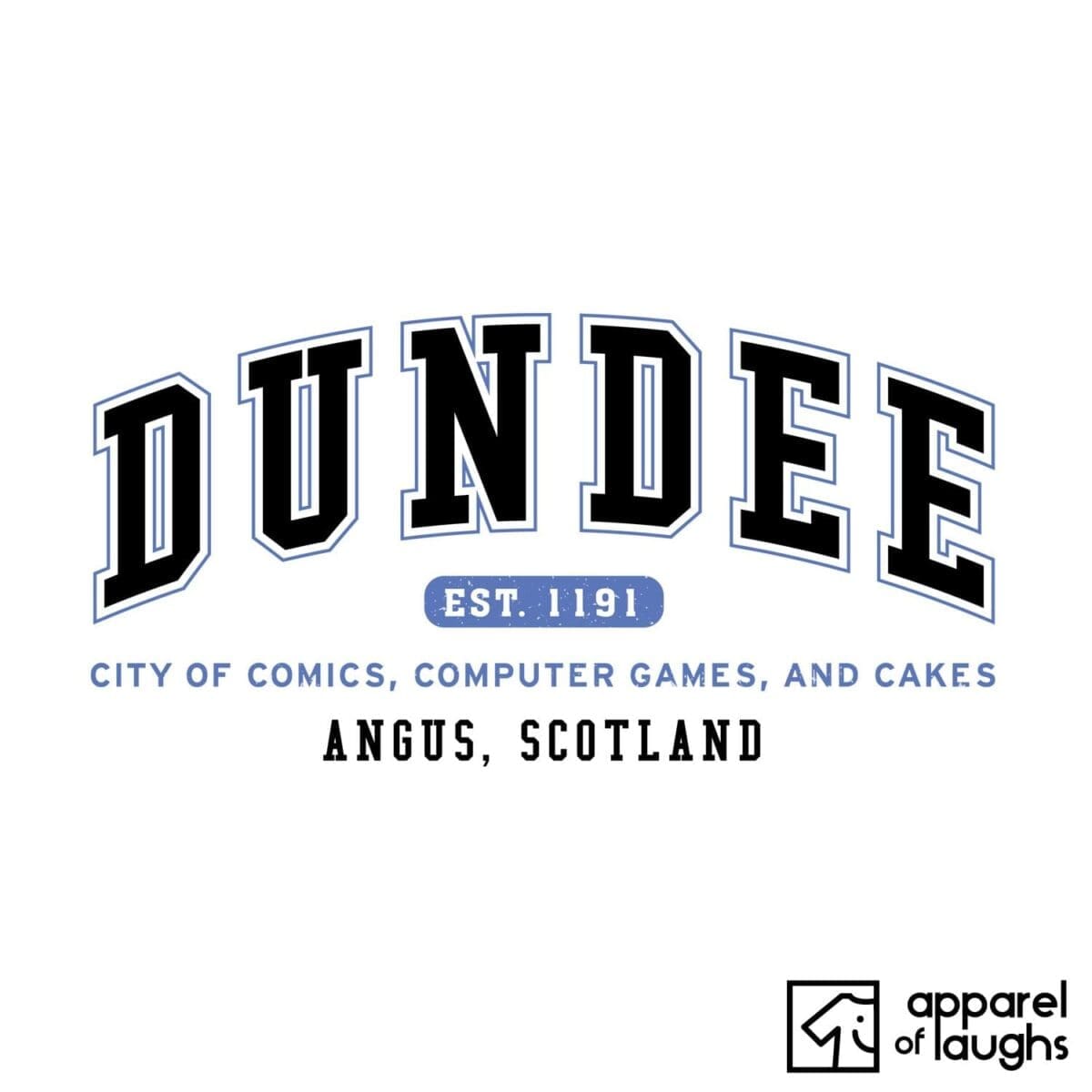 Dundee City Men's T-Shirt Women's Hoodie British Places White