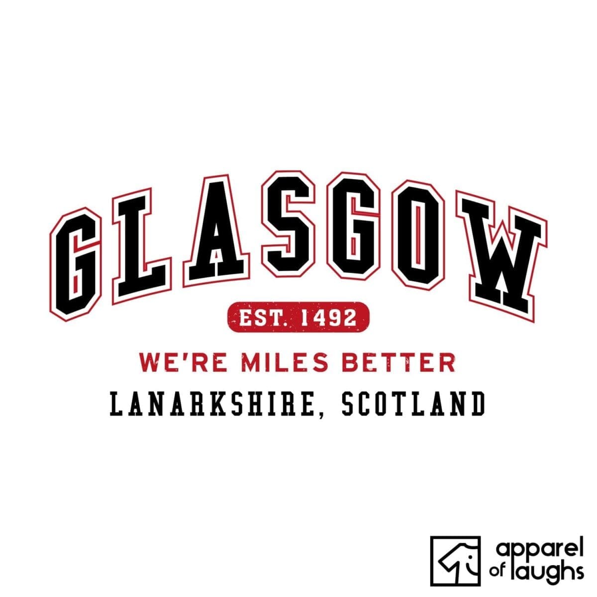 Glasgow City Men's T-Shirt Women's Hoodie British Places White