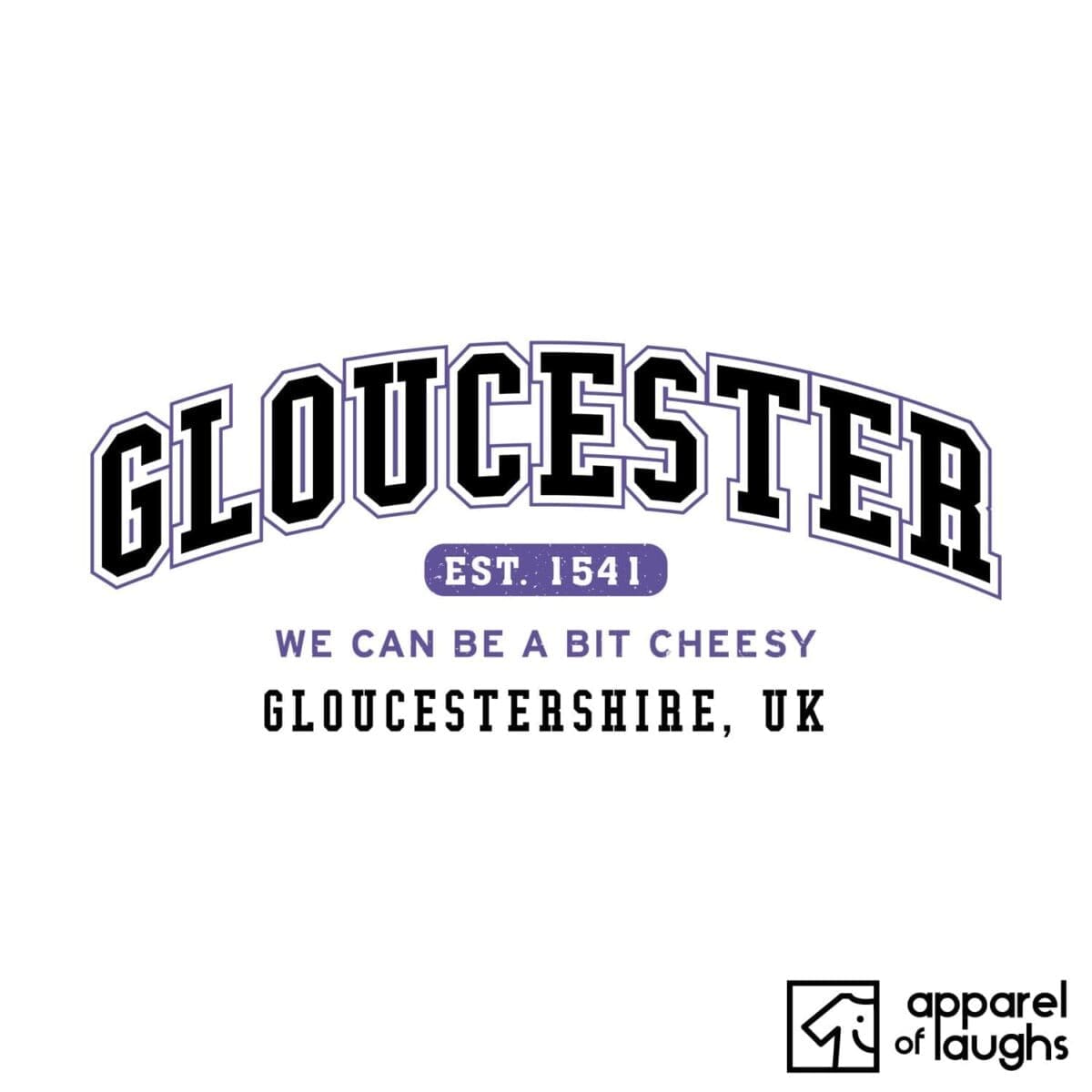 Gloucester City Men's T-Shirt Women's Hoodie British Places White