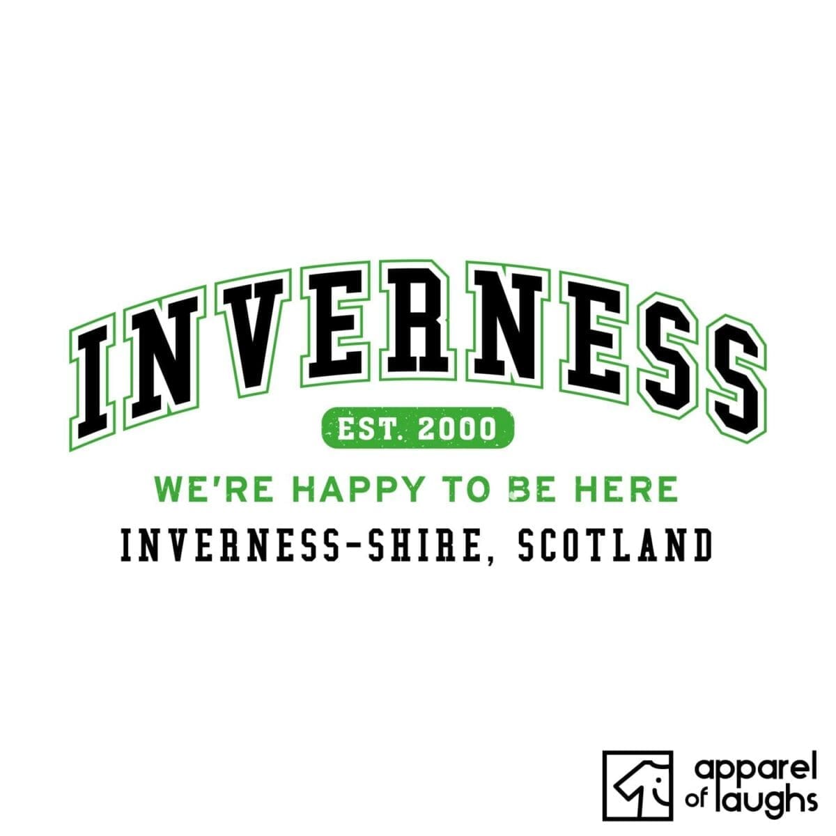 Inverness City Men's T-Shirt Women's Hoodie British Places White