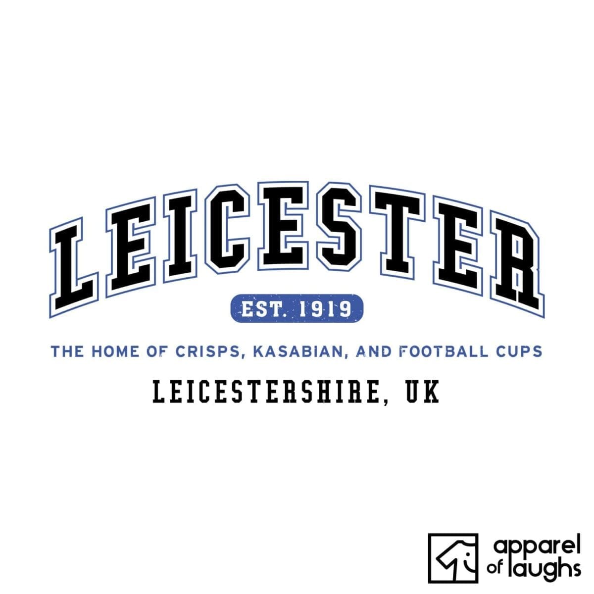 Leicester City Men's T-Shirt Women's Hoodie British Places White