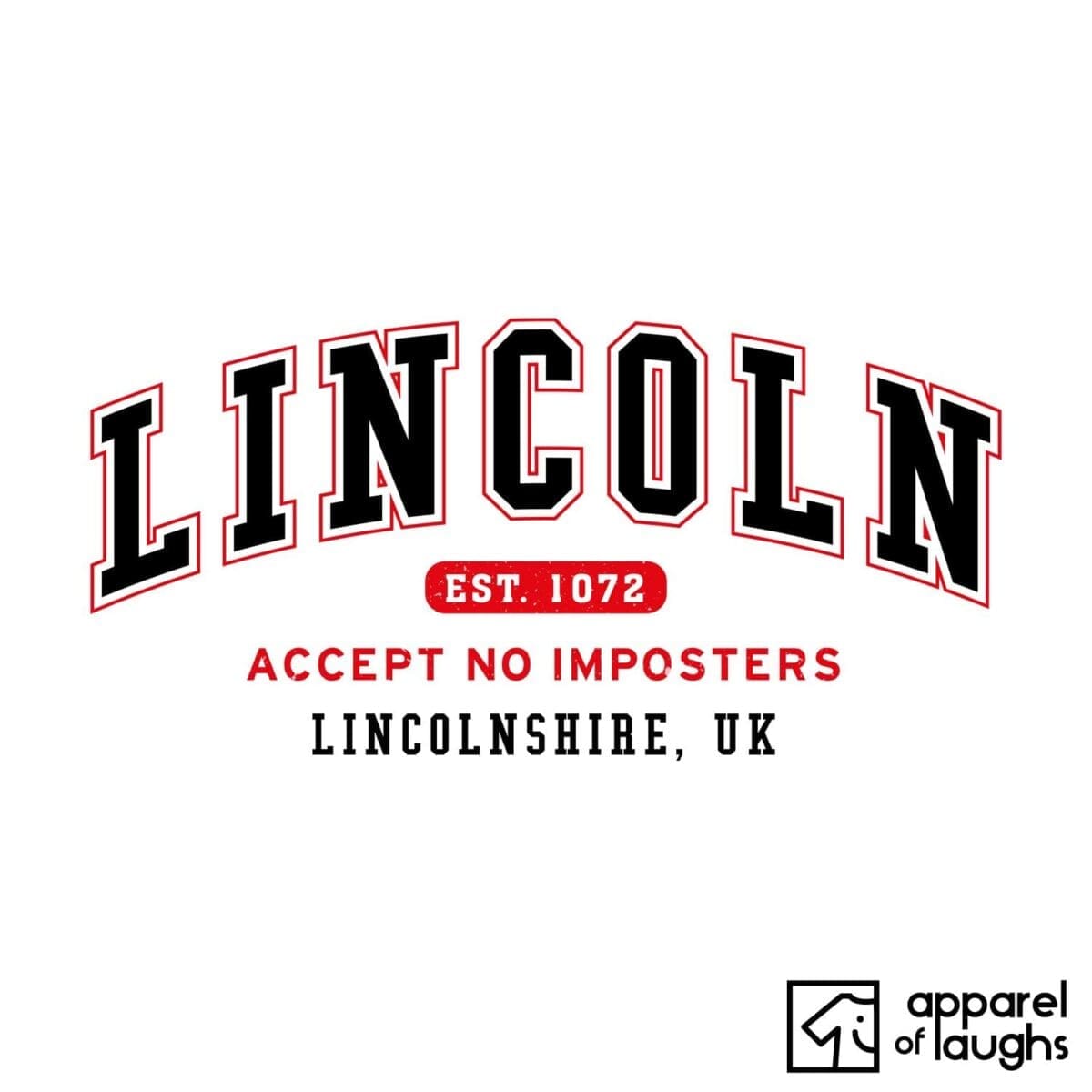 Lincoln City Men's T-Shirt Women's Hoodie British Places White