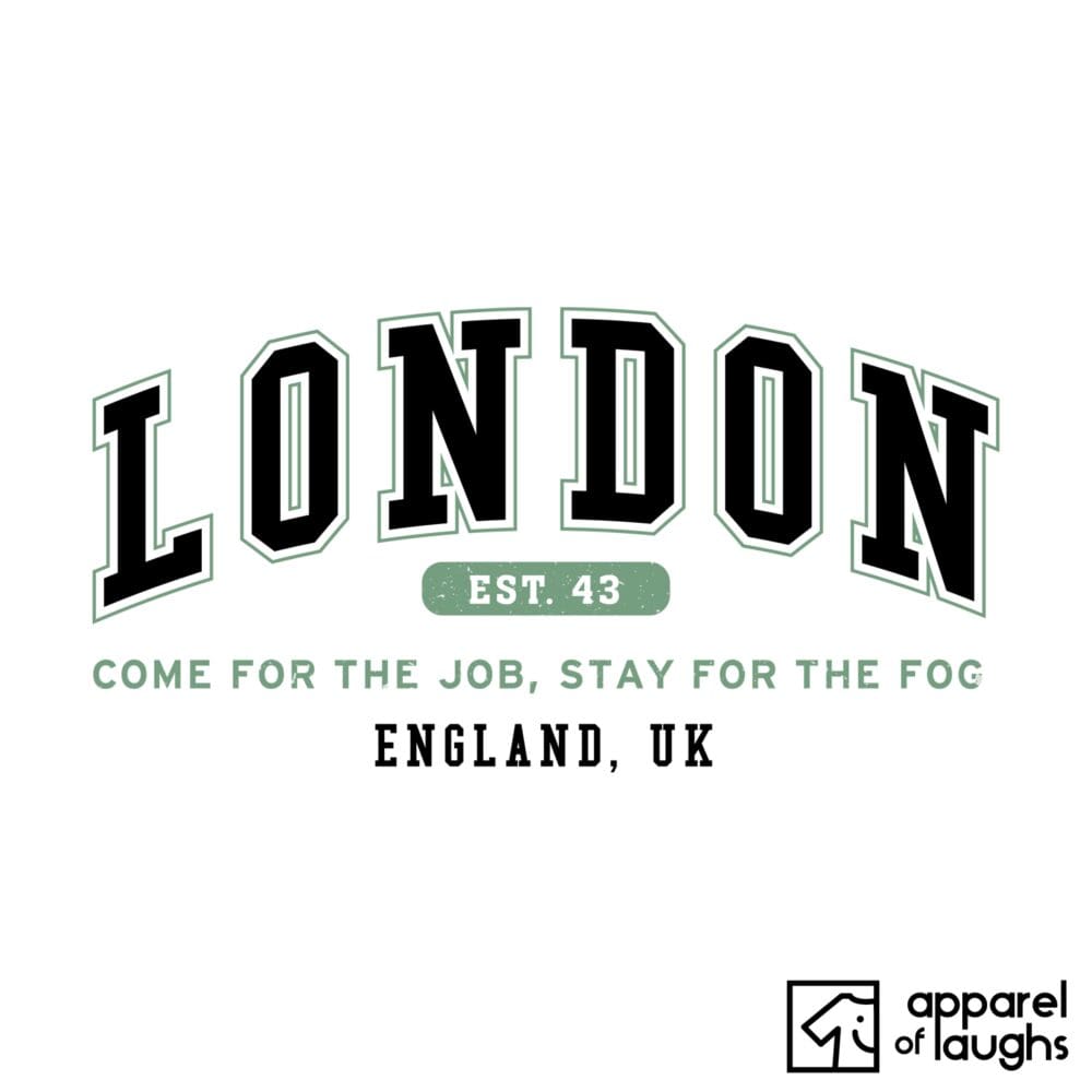 London City Men's T-Shirt Women's Hoodie British Places White