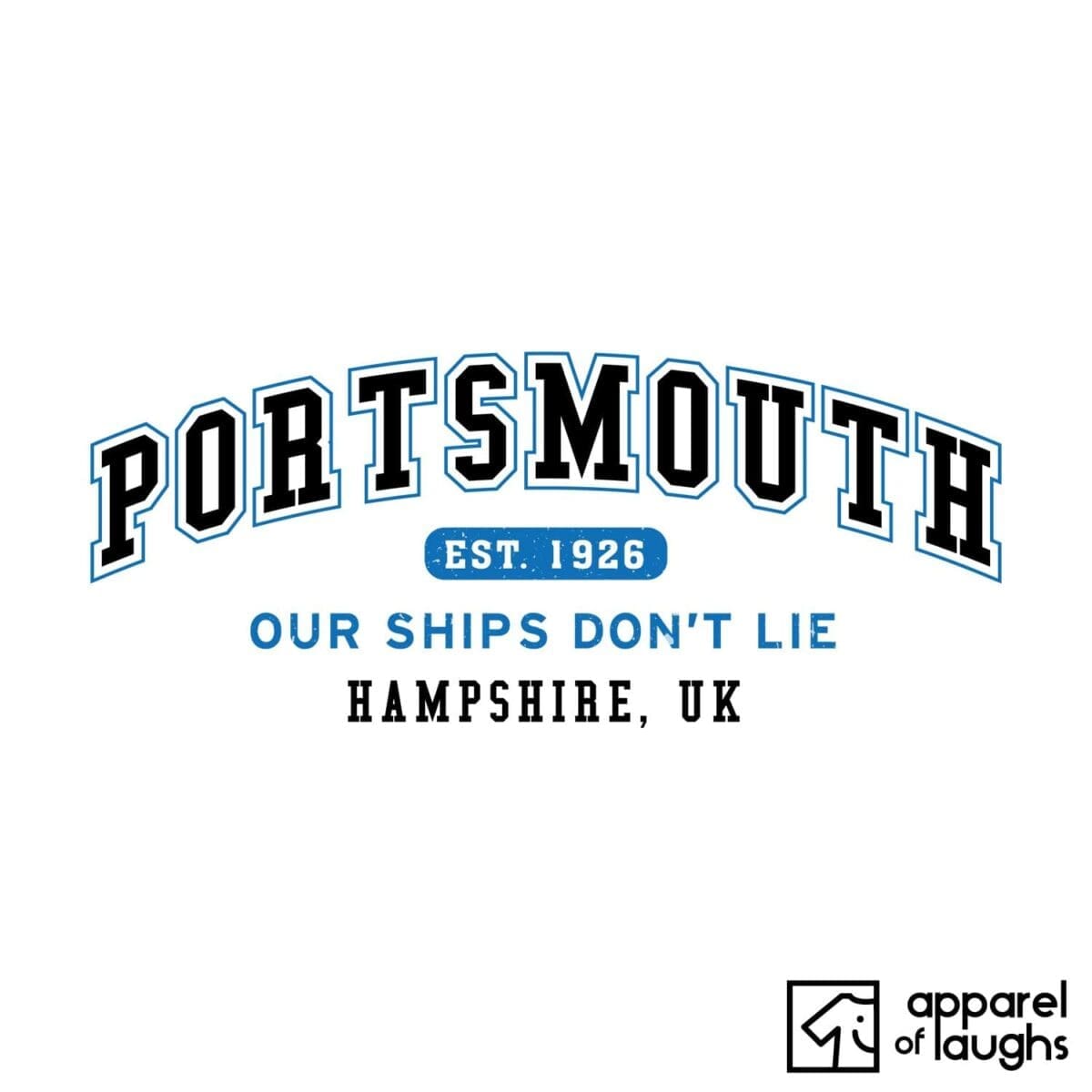 Portsmouth City Men's T-Shirt Women's Hoodie British Places White